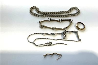 Costiumer Jewellery - Bracelets, Ring, Neck Chain (Broken) Thumbnail