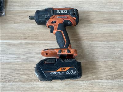AEG 18 V Cordless Wrench Gun with 6.0 Ah Battery Thumbnail