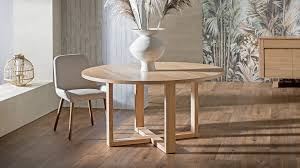 TANAMI Timber Round Dining Table - 150CM Messmate - RRP $2000.00 Thumbnail