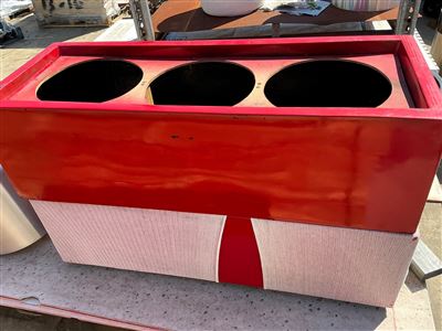 Pot Planters -Red Rectangle - Quantity of 2 -1200 x 450 x 350 mm H Thumbnail