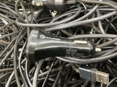 Approx 20 USB Chargers, For Cigarette Lighter Socket For Charging Tablets Phones Thumbnail