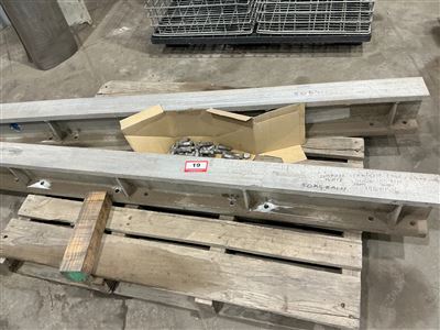 Aluminium Surface Plates/Straight Edges x 2, 50kg Each, 2000mm L x 100mm W x 190mm H (Located At Wingfield) Thumbnail