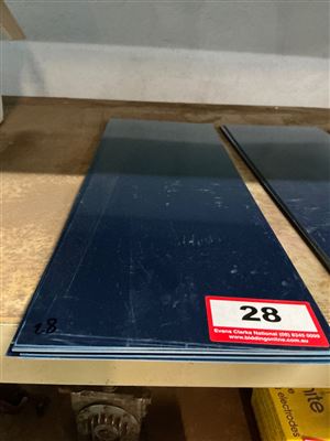 Stainless Steel Sheets x 10, 640mm L x 200mm W x 0.6mm Thick (Located At Wingfield) Thumbnail