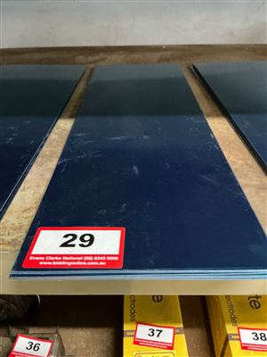 Stainless Steel Sheets x 10, 640mm L x 200mm W x 0.6mm Thick (Located At Wingfield) Thumbnail
