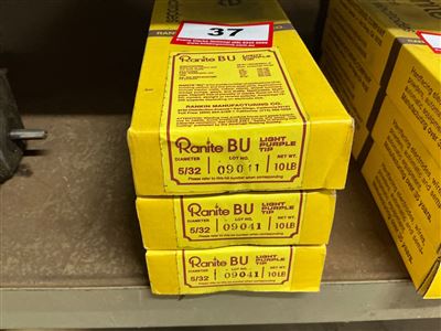 Light Purple Hard Facing Welding Rods x 3 Packs, 5/32 Dia, 10LB (4.5kg) Per Pack (Located At Wingfield) Thumbnail