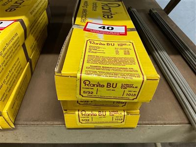 Light Purple Hard Facing Welding Rods x 3 Packs, 5/32 Dia, 10LB (4.5kg) Per Pack (Located At Wingfield) Thumbnail