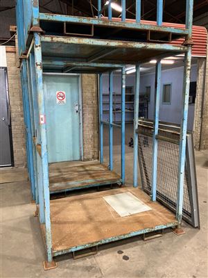 Stackable Stillages 1550mm W x 1110mm D x 2070mm H Sold Per Each (Located At Wingfield) Thumbnail
