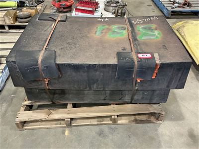 Rubber Wedge Blocks/Bollards x 4, 1030mm W x 640mm D x 220-50mm High (Located At Wingfield) Thumbnail
