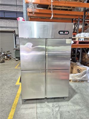 Tropical Thermaster SUC1000 4-Door Upright Stainless Chiller, 950L, Salvage Thumbnail