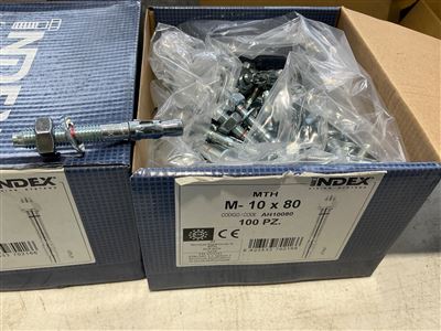 Anchor Lock Bolts- Packe of 100 Bolts - M-10 x 80 mm Thumbnail