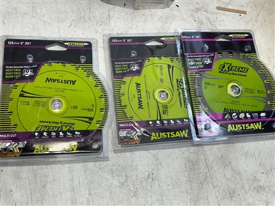 Circular Saw Blades 125 mm Quantity of 3 Thumbnail