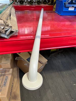 Alum.Grab Handrail -Cream Colour  1200 mm - Sold Per Each Thumbnail