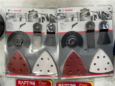 Bosch 2 Sets of Multi Tool Accessory Kits Thumbnail