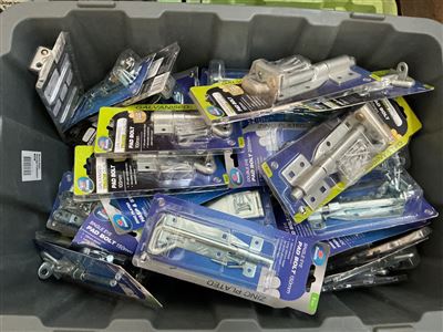 Tub of Pad Bolts - Various Sizes - Galv. / Zinc Thumbnail