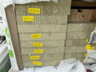 210 x 30, LOSP Treated Pre-Primed Pine, Clear Finger Jointed DAR, 26 pcs @ 5.4 M, 140.4 Lin Metres Total Pk 758222-00 Thumbnail