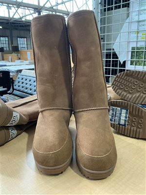 Aussie Land UGG Eur37 Pull On Leather, Synthetic Sole , Chestnut, EUR37, ENG3, 23cm - Sold Per Each Thumbnail
