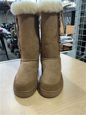 Aussie Land Ugg EUR36 Pull On with Side Laceup, Chestnut, EUR36, ENG3, 23cm Thumbnail