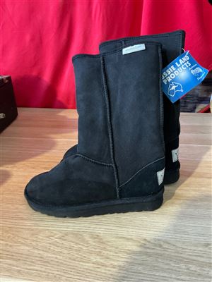 UGG Boots - Aust Size 4 USA Mens 5 USA Ladies 6, Long Pullons,Black Colour, Sold Per Each Thumbnail