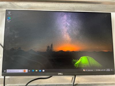 Monitor, Dell, P2419H 24"Flat Panel Display, W/Power Cable, Appears to Function Thumbnail
