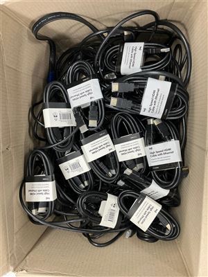 16 Brand New High Speed HDMI Cables with Ethernet + Quantity of Power and Hdmi Cables Thumbnail
