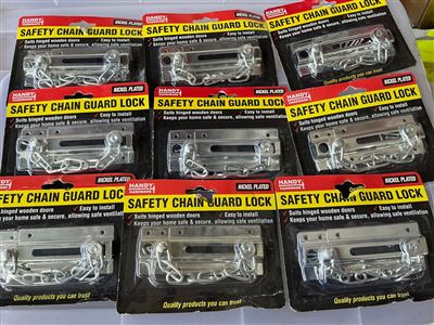 Safety Chain Guard Lock  - Quantity of  9 Thumbnail