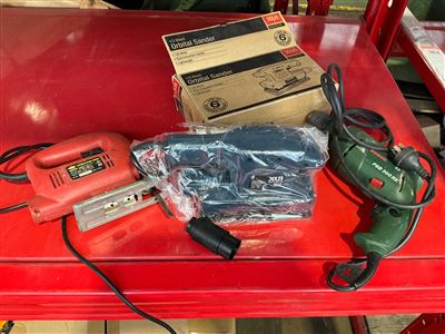 Orbital Sheet Sander, ,Bosch Electric Drill and Electric Jigsaw Thumbnail