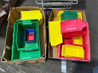 Quantity of Plastic Parts Bins and Carton Steel Parts  Drawers Thumbnail