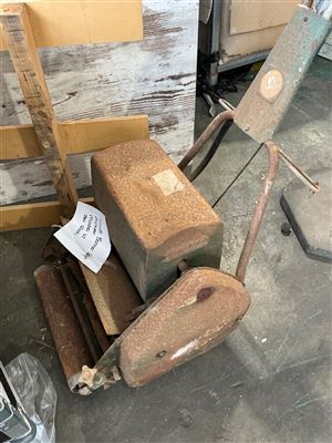 Early Scott Bonnar Electric Lawnmower - Model 45 Condition Unknown - Sold As Us Thumbnail