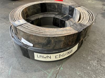 Plastic Garden Lawn Edging -2 Rolls -75 mm H Thumbnail