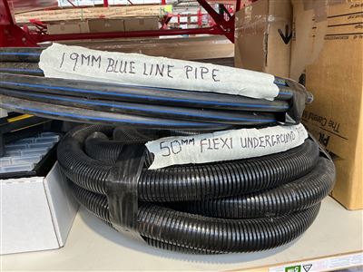 Flexi Underground Pipe-50 mm and @9 mm Blue Line Irrigation Pipe Thumbnail