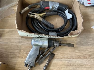 Air. Chisel and Mig Torch & Earth Cable Thumbnail