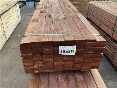 90 x 22, Tinted Pine, Merch Decking, 120 pcs @ 2.4 M, 288 Lin Metres Total Pk 884317 Thumbnail