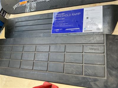Threshold Access Ramp- , Rubber Quantity of 2 (105 cm & 101 cm ) Thumbnail