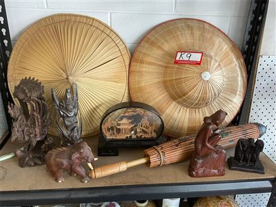 Asian Collection, Hats, Carvings And Bamboo Diorama Thumbnail