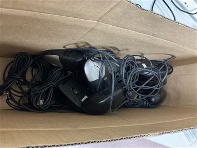 Box of HP USB Mice, Used Thumbnail