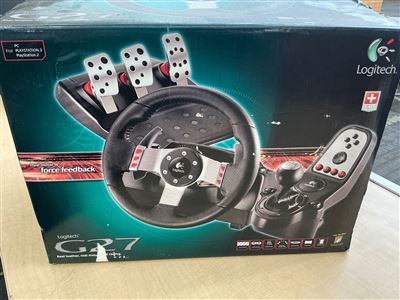 Logitech G27 Racing Wheel, Pedals and Shifter for PC, PS3 and PS2, Boxed Thumbnail