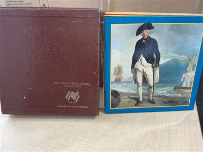 Australian Bicentennial Collection 1788-1988 Stamp Folders x 5, in Slipcase Thumbnail