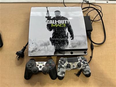 Sony PlayStation 3 Slim CECH-3002A Console with 2 Controllers Thumbnail