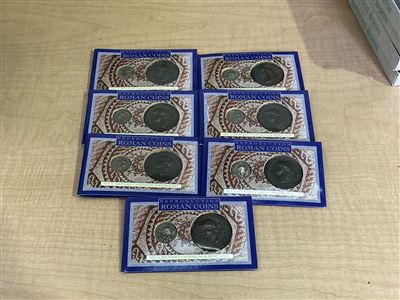 Reproduction Roman Coin Sets Military Campaigns & Rebellion" (Qty 7) Thumbnail