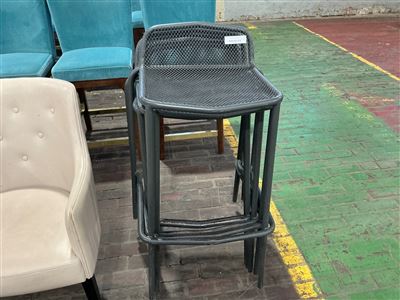 High Chairs, Metal, Quantity of 5 Thumbnail