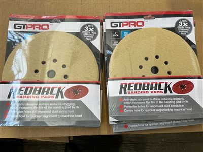 Sanding Pads -225 mm /150 Grit - Quantity of 10 Packs of 5 Thumbnail