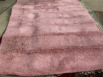 Shag Pile Floor Rug -Rose Colour - 2000 x 2900 mm (Collect From Greenfields ) Thumbnail