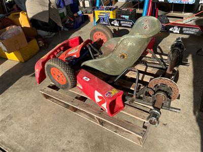 Go Cart Frame - Rear Axle with Hubs , Brake Disc (Collect From Greenfields ) Thumbnail