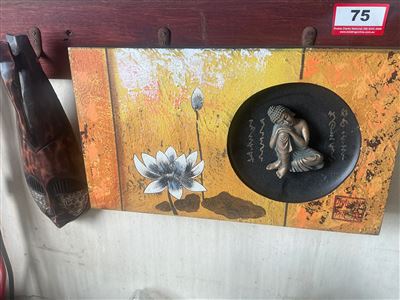 Buddha Picture and Mask (Collect From Greenfields ) Thumbnail