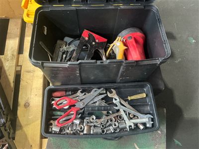 Plastic 2 PCE Tool Trolley with Sockets and Tools Thumbnail