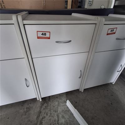 White Melamine File / Storage Pedestal -  -( Collect From Victor Harbor ) Thumbnail