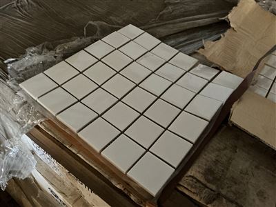 White Mosaic Tile, 300 x 300, 25 Per Box, 36 Boxes, 81 SQM Approx. IRP $4,050 Thumbnail
