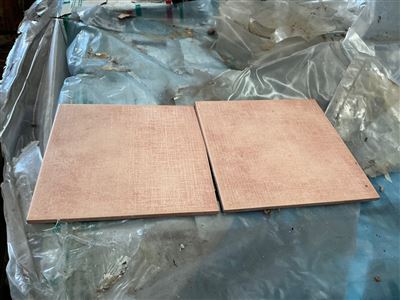Salmon Colour, Ceramic, 200 x 200, 6mm, 34 Pcs Per Box, 80 Boxes, 108.8 M² Approx. IRP $4896 Thumbnail