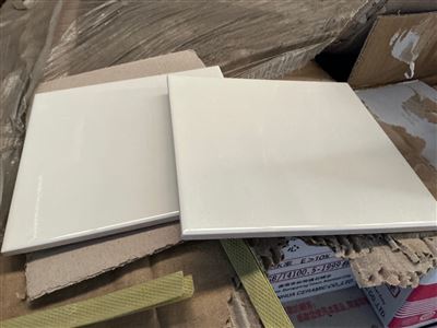 Ivory Gloss, Ceramic, 200 x 200, 7.2mm, 38 Pcs Per Box, 64 Boxes Approx, 94.72 M² Approx. IRP $3789 Thumbnail