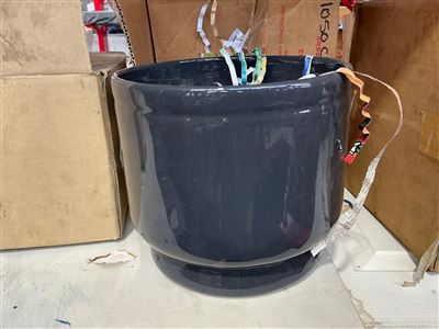Ceramic Round - Charcoal  Colour - 250  mm x 220 mm H  Quantity of 6 Thumbnail